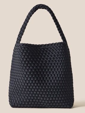 Naghedi Black Medium Hobo Bag